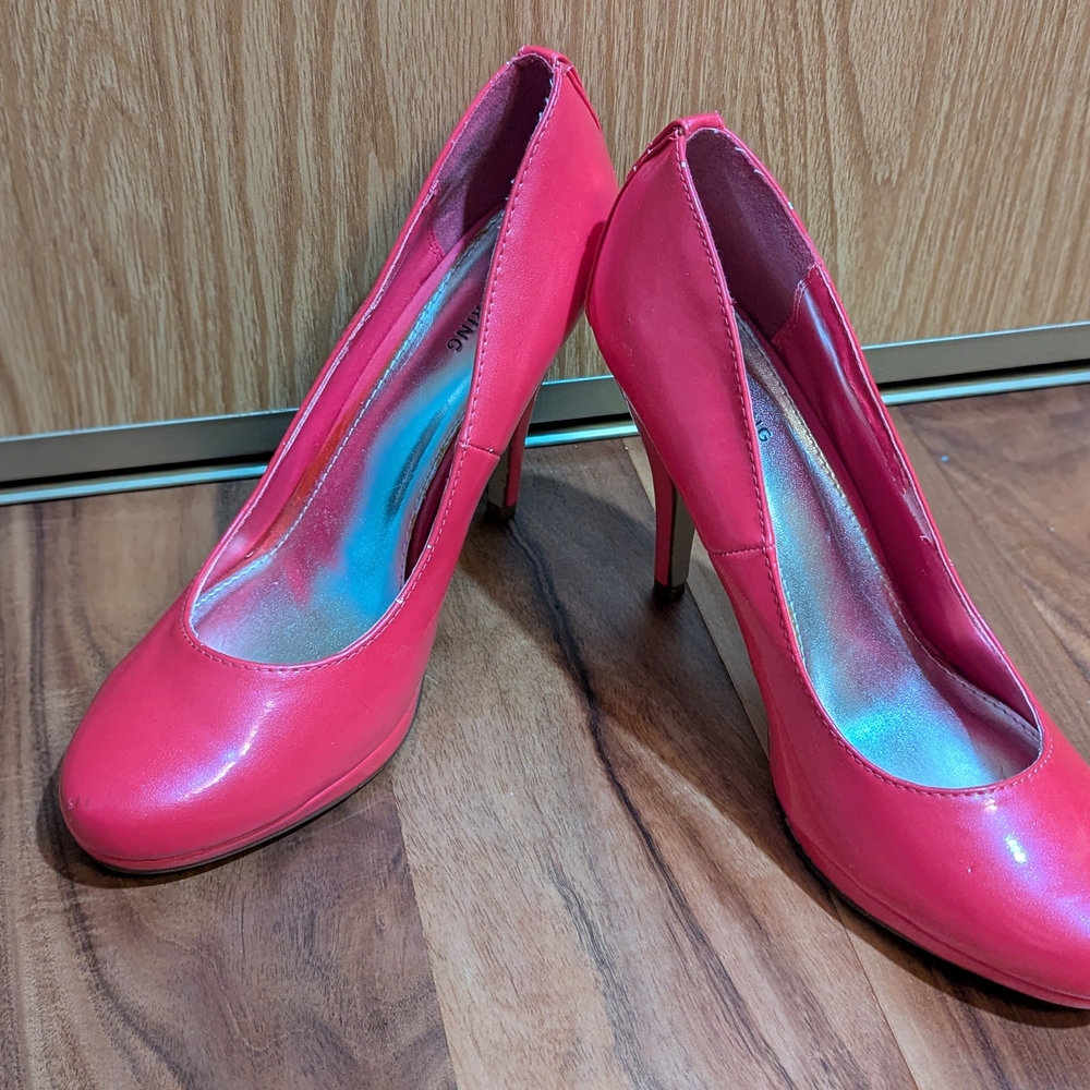 Call It Spring Pink High Heel Pumps